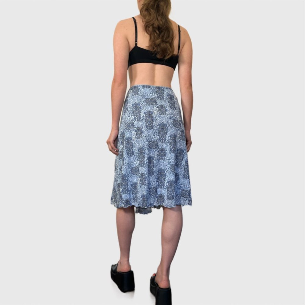 Vintage Midi Skirt - Lightweight Women's A-Line - Picture 8 of 10